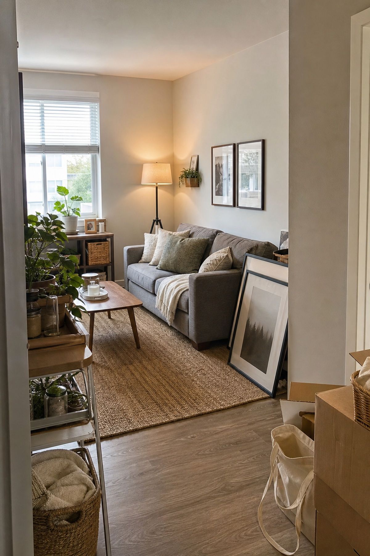 First Month Build-Out: Weeks 2–4 first apartment checklist idea for Solia Avenue.