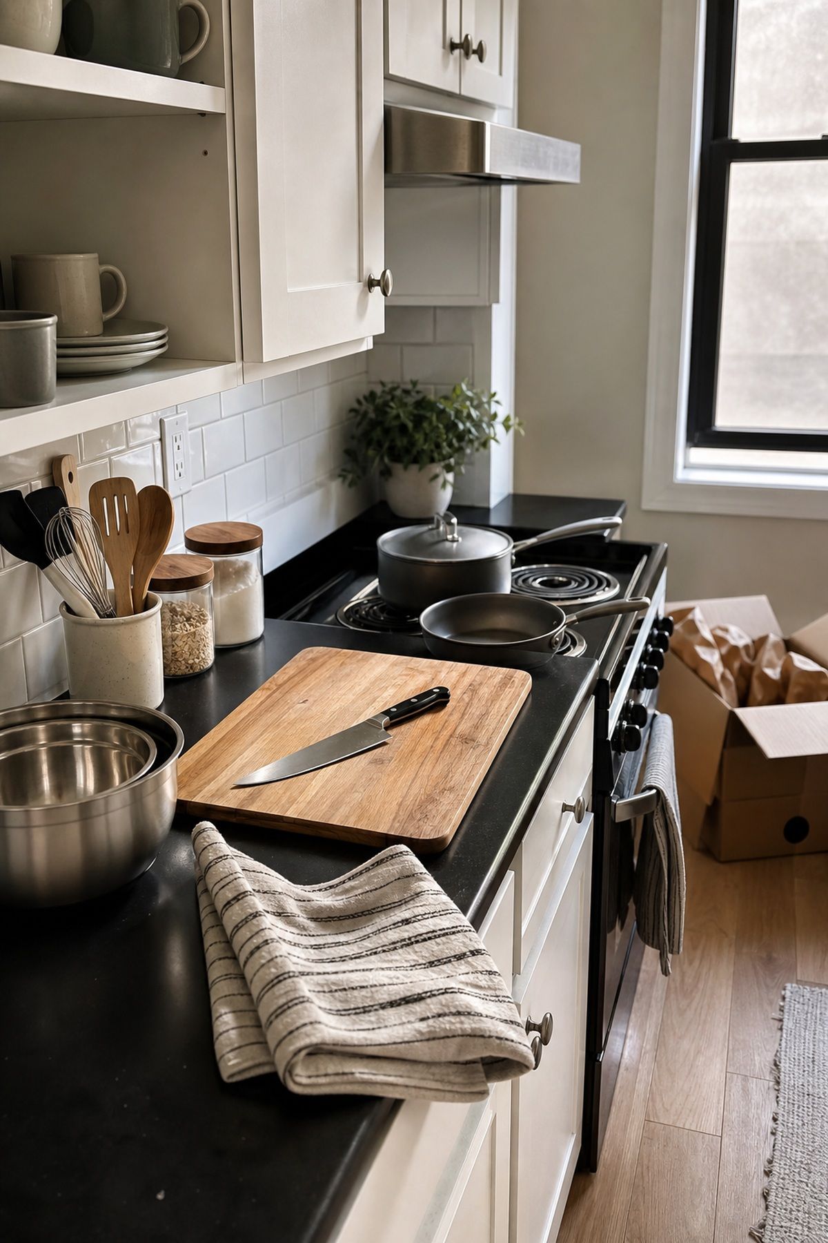 Kitchen Basics first apartment checklist idea for Solia Avenue.
