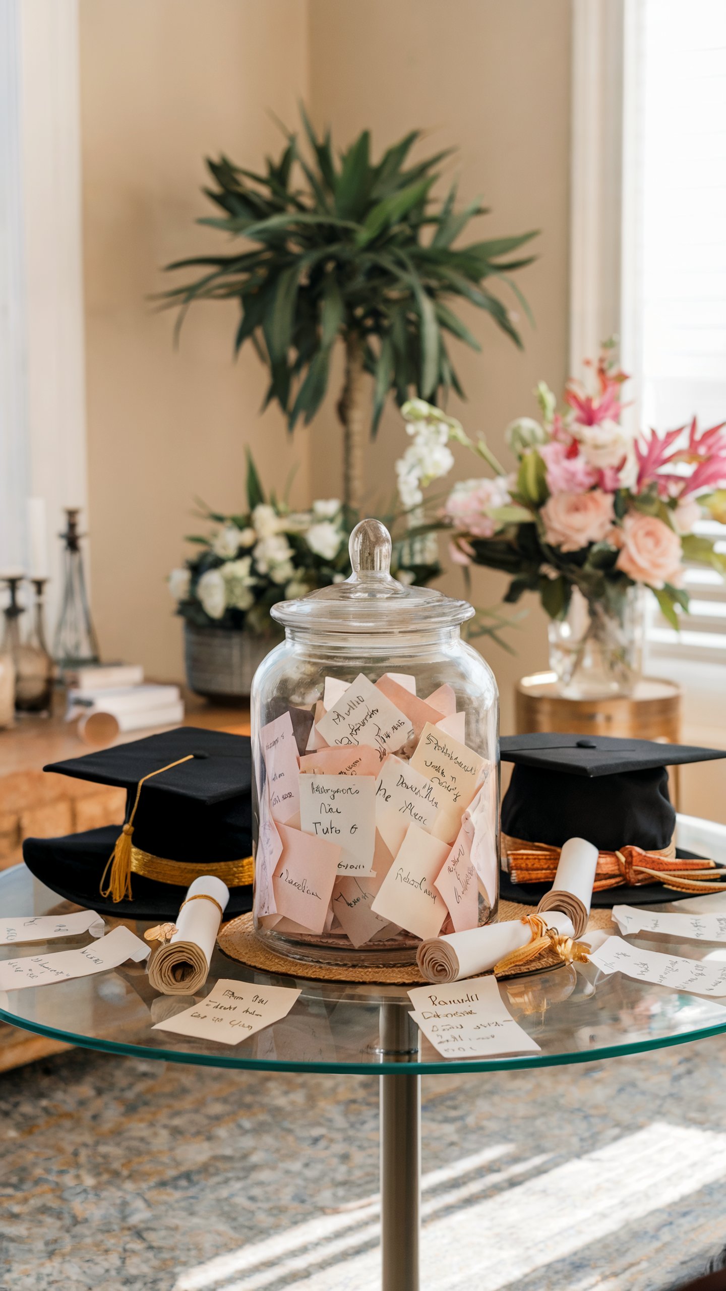 Celebrate in style with these 16 stunning graduation centerpieces. From classic caps to creative memory jars, find the perfect centerpiece for your celebration.