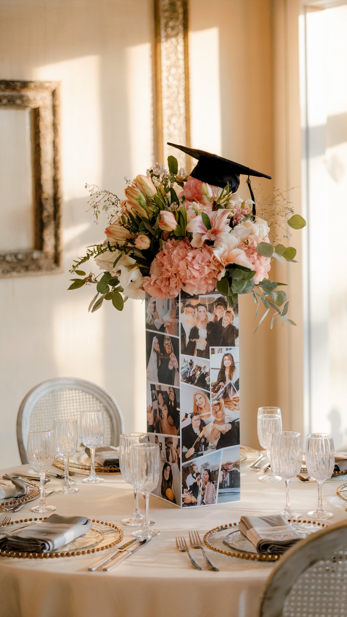 Celebrate in style with these 16 stunning graduation centerpieces. From classic caps to creative memory jars, find the perfect centerpiece for your celebration.