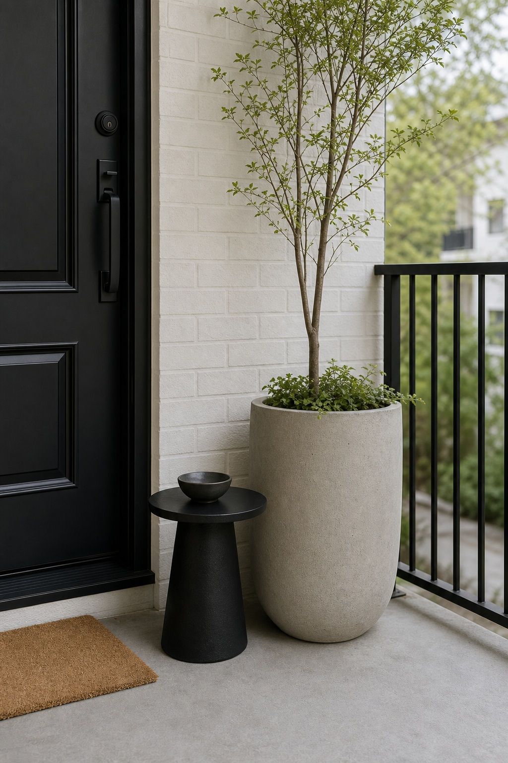 Edit Down to the Strongest Pieces small apartment idea for Top 16 Avant-Garde Front Porch Spring Decor Ideas for Apartments and Small Outdoor Spaces.