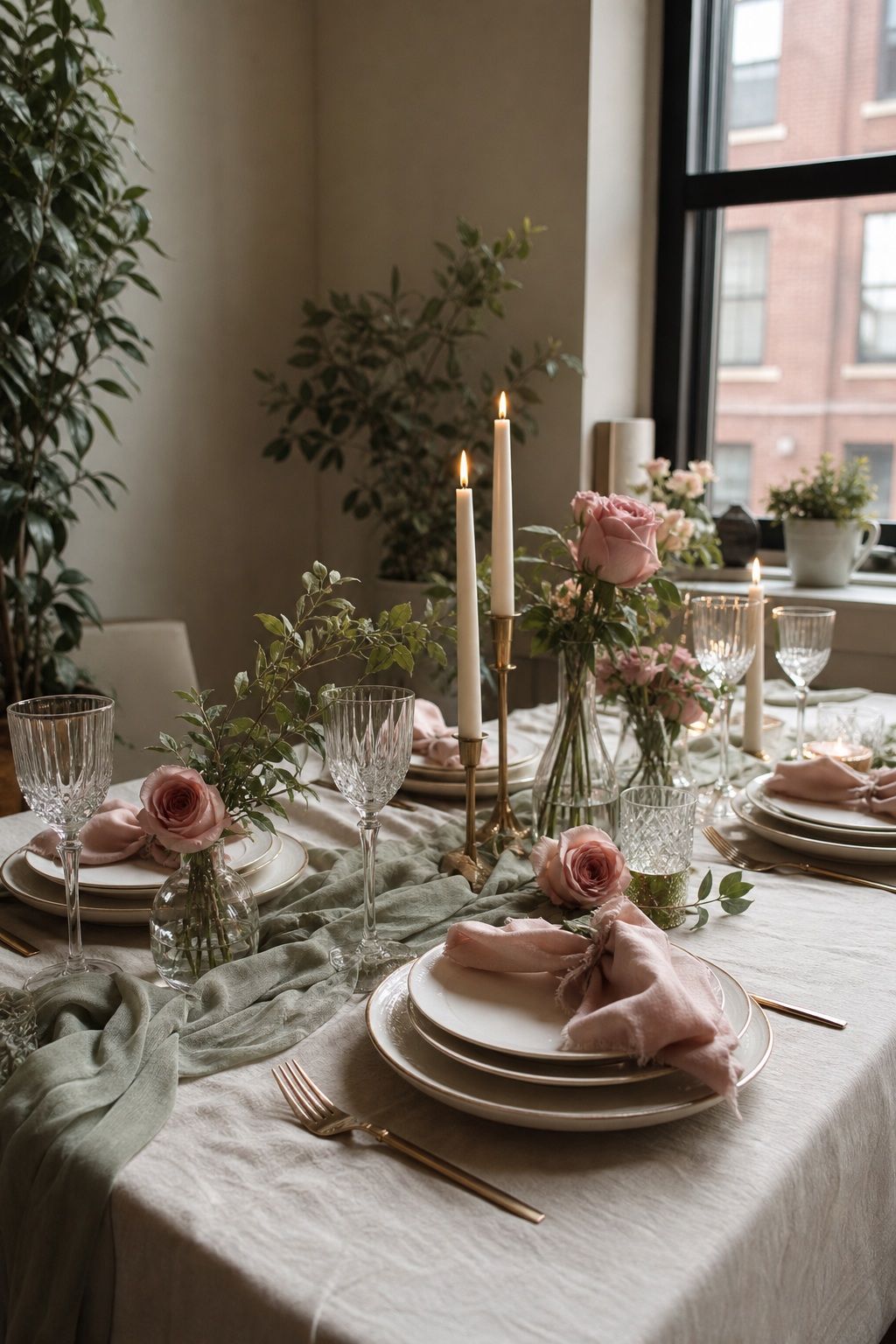 Dusty Pink and Sage With Cream small apartment idea for Top 18 Summer Wedding Color Palette Ideas for Every Aesthetic.