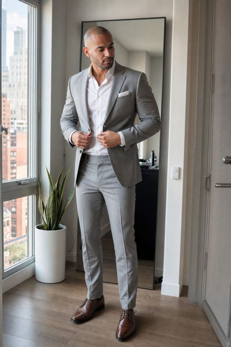 Light Gray for Versatile Modern small apartment idea for Top 17 Summer Wedding Groom Attire Ideas That Coordinate With Any Theme.
