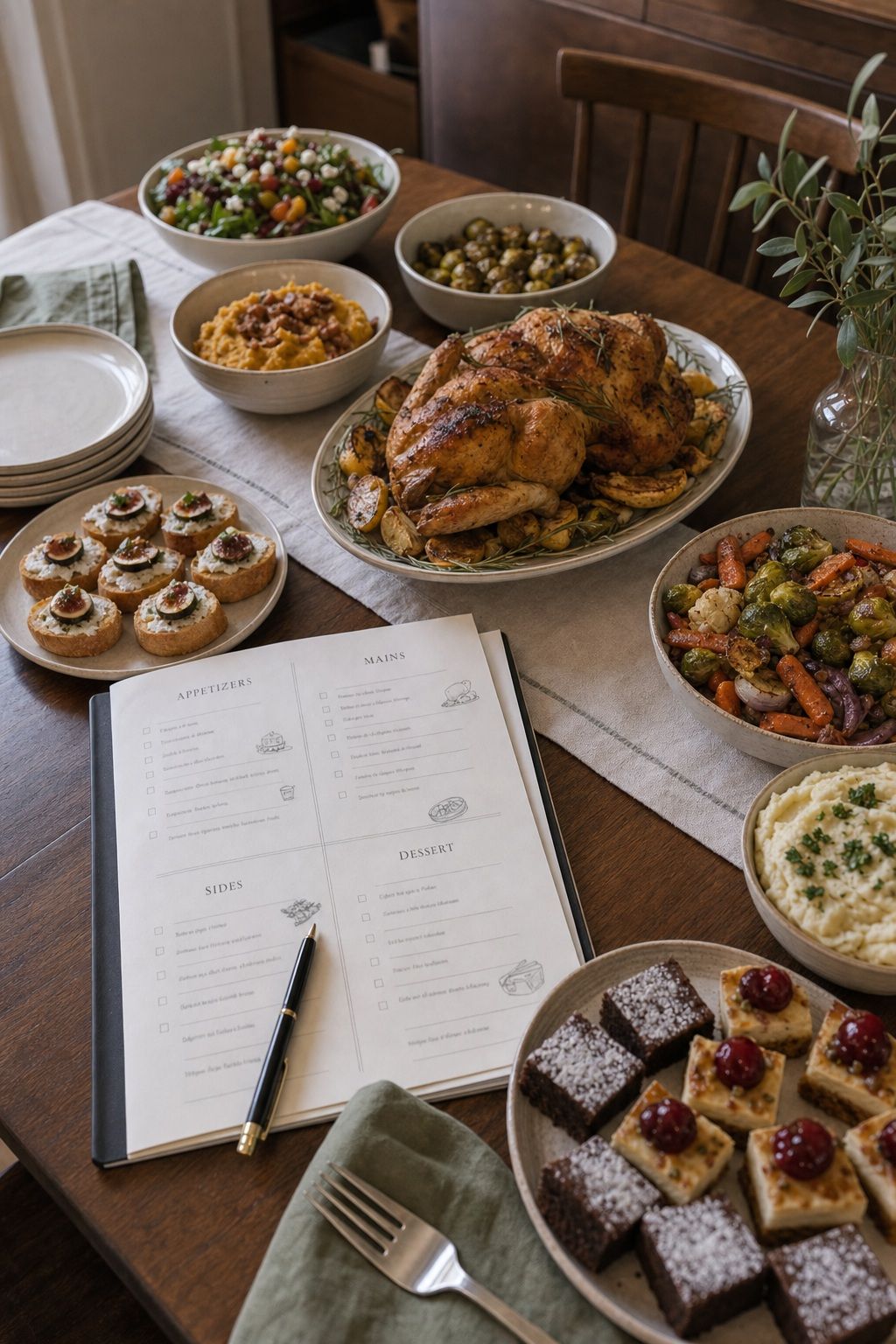 Structure the Menu by Course First small apartment idea for Top 18 Friendsgiving Menu Ideas for a Crowd-Pleasing Spread.