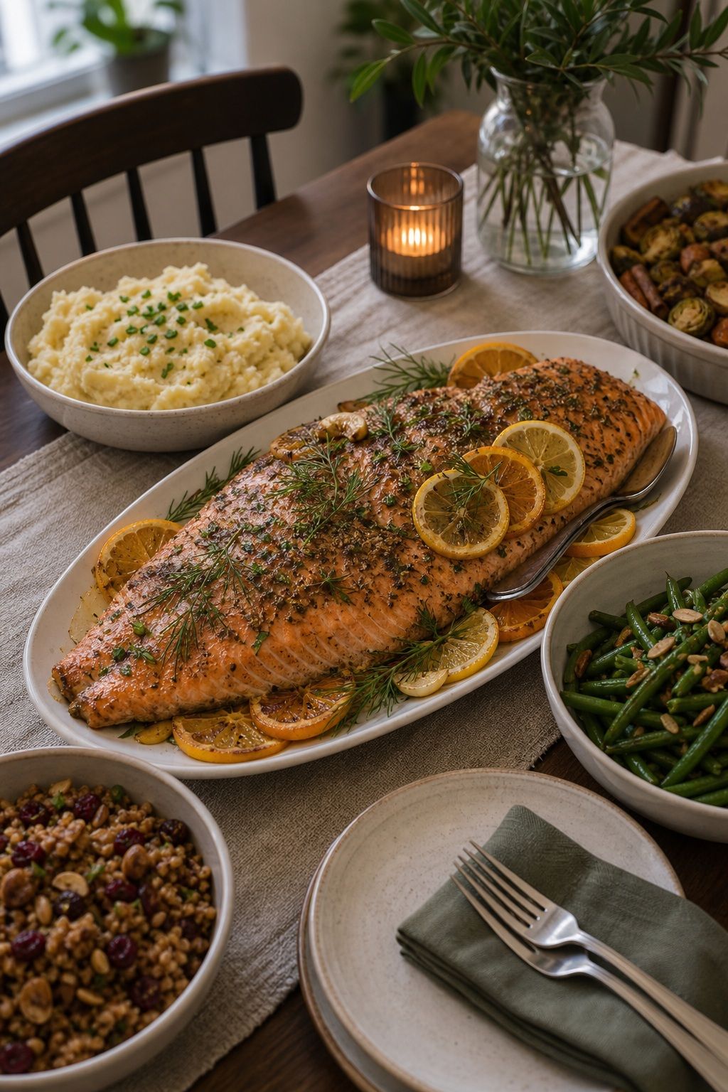 Choose a Main Without Defaulting to Turkey small apartment idea for Top 18 Friendsgiving Menu Ideas for a Crowd-Pleasing Spread.