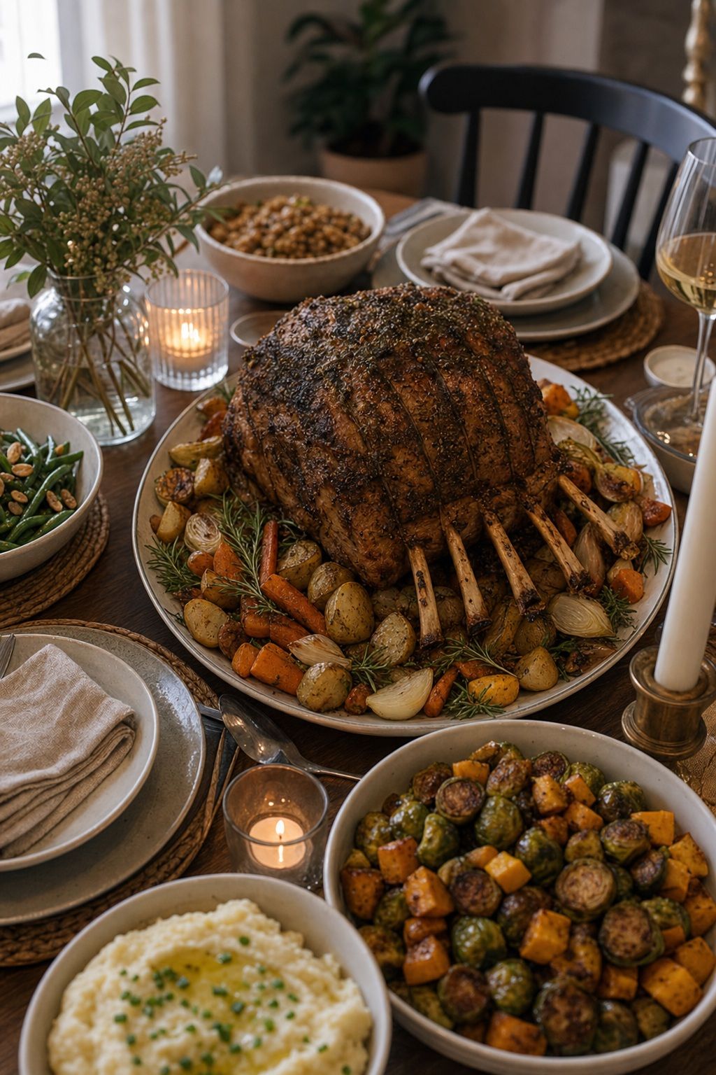 A Showstopper Centerpiece Main small apartment idea for Top 18 Friendsgiving Menu Ideas for a Crowd-Pleasing Spread.
