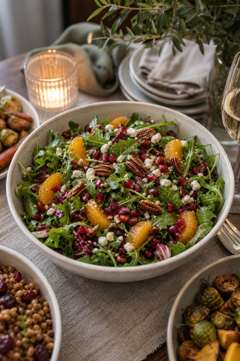 A Fresh, Bright Salad to Balance the Table small apartment idea for Top 18 Friendsgiving Menu Ideas for a Crowd-Pleasing Spread.