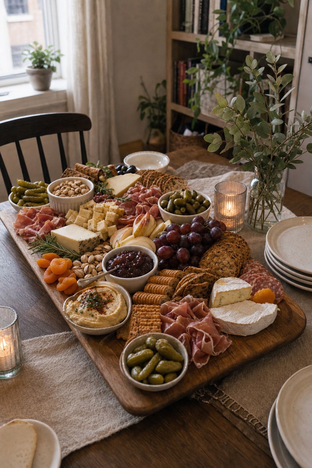 A Grazing Board as the Appetizer Anchor small apartment idea for Top 18 Friendsgiving Menu Ideas for a Crowd-Pleasing Spread.