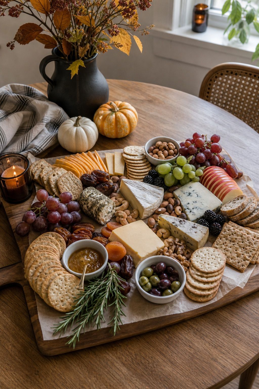 Create a Simple Grazing Layout small apartment idea for Top 18 Friendsgiving Potluck Ideas for an Easy, Organized Feast.