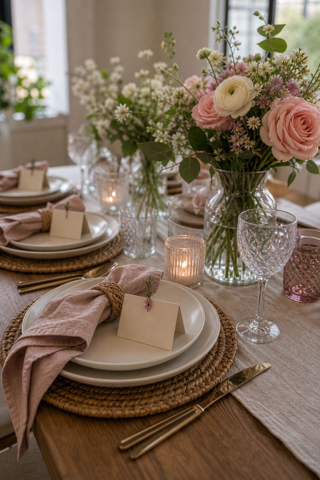 A Simple Place Card for Each Guest small apartment idea for Top 15 Mother's Day Decoration Ideas for a Beautiful Celebration at Home.