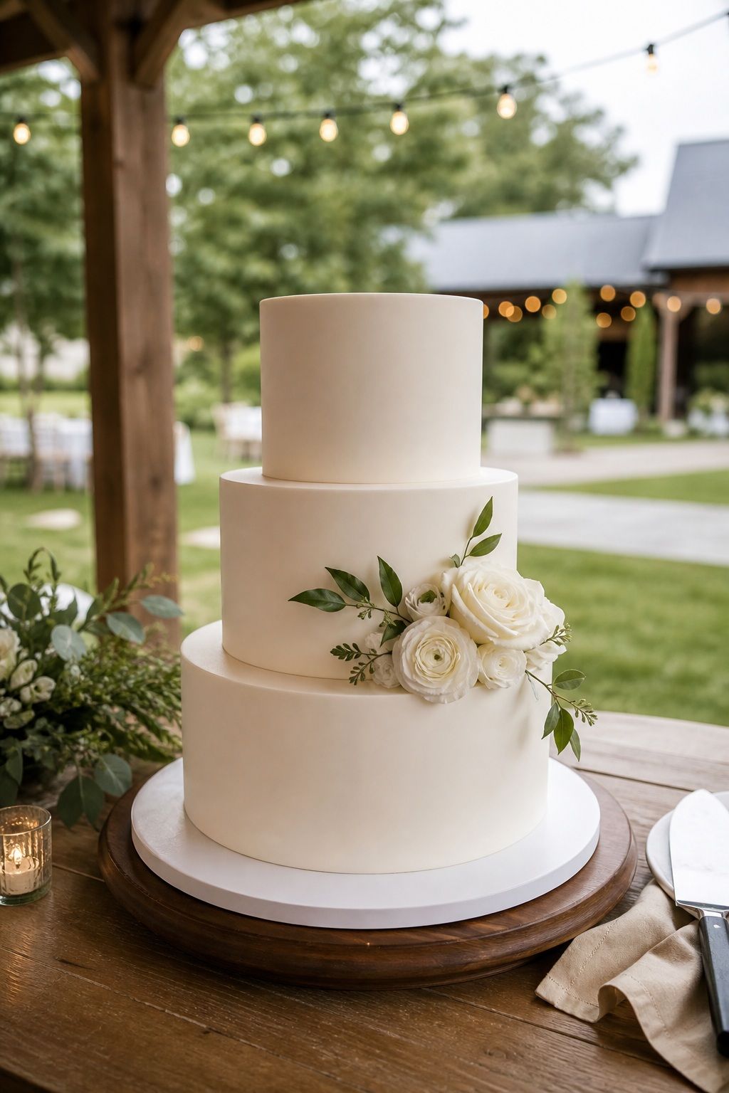Use Fondant for Outdoor Weddings small apartment idea for Top 18 Summer Wedding Cake Ideas That Hold Up in the Heat and Look Stunning.