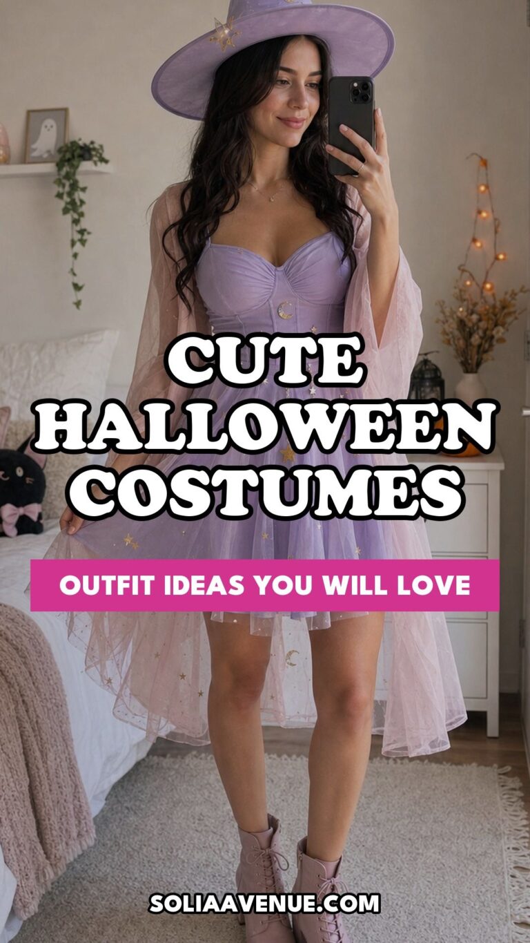 Pinterest pin for Top 19 Cute Halloween Costume Ideas You Will Love to Wear from Solia Avenue.