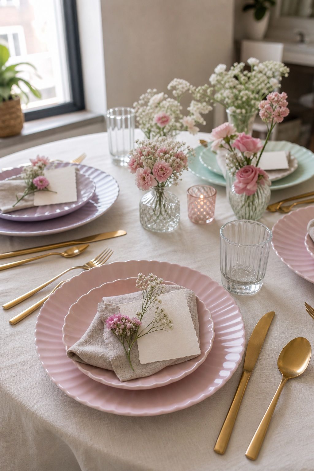 Place Cards with Floral Touches small apartment idea for Top 17 Girls Summer Party Decor Ideas for Small Apartments.
