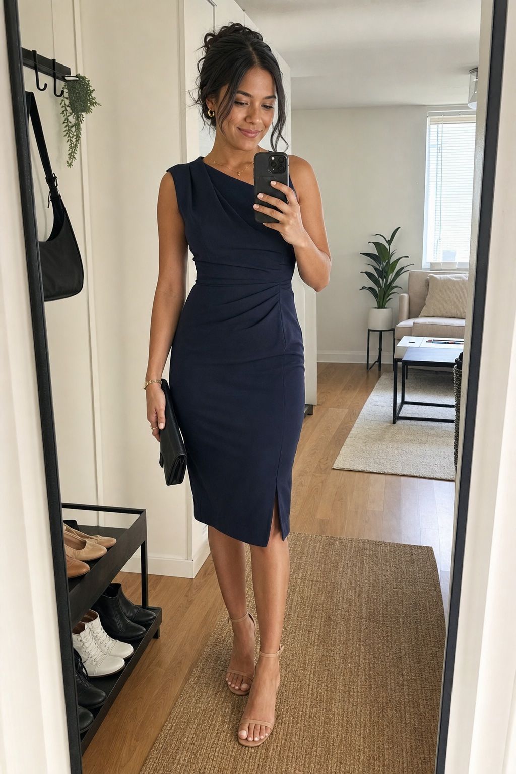 Tailored Cocktail Dress in Solid Color small apartment idea for Top 17 Graduation Guest Outfits That Balance Comfort and Style.