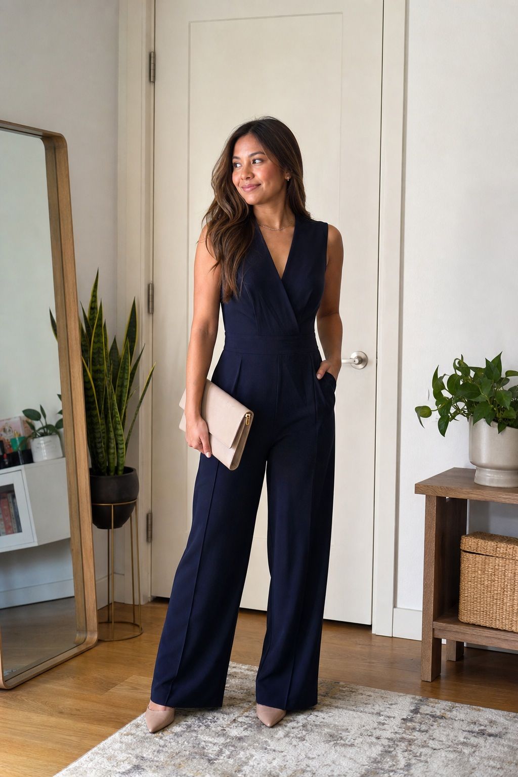 Tailored Jumpsuit in Formal Fabric small apartment idea for Top 17 Graduation Guest Outfits That Balance Comfort and Style.