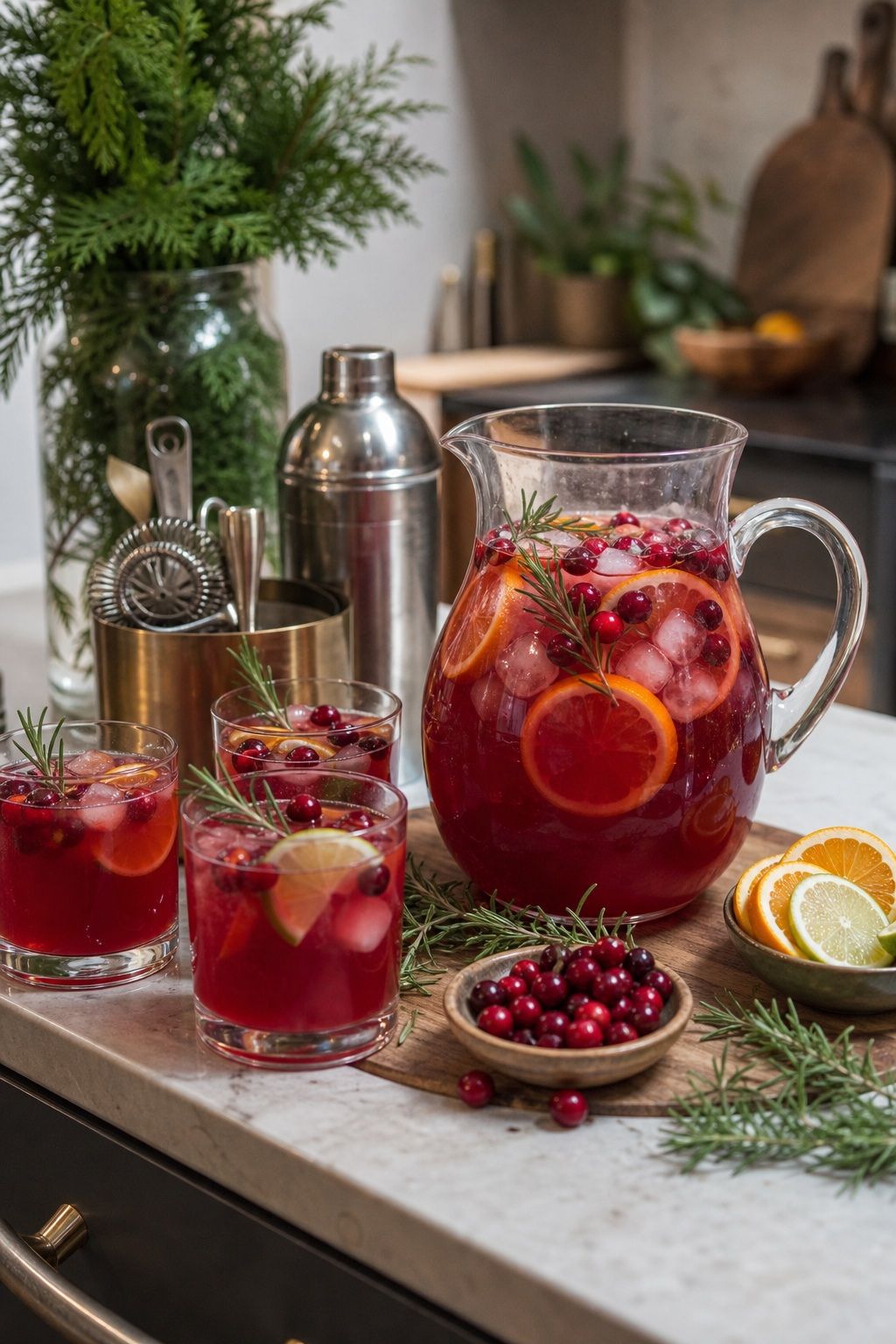Batch a Signature Holiday Cocktail small apartment idea for Top 19 Creative Christmas Party Ideas to Celebrate in Style.