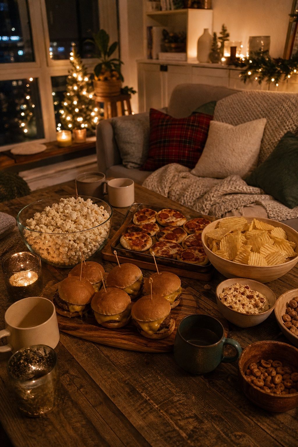 Plan a Late-Night Snack small apartment idea for Top 19 Creative Christmas Party Ideas to Celebrate in Style.
