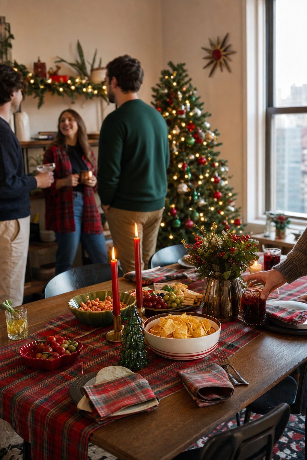 Pick a Light Party Theme small apartment idea for Top 19 Creative Christmas Party Ideas to Celebrate in Style.