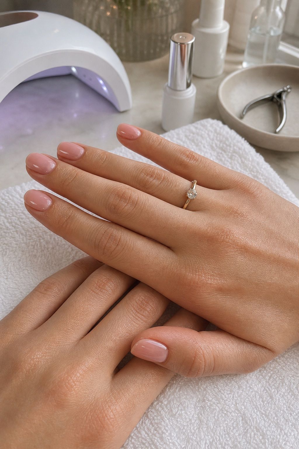 Gel Manicure for 14-Day Hold small apartment idea for Top 18 Summer Wedding Nail Ideas for the Bride Who Wants Fresh and Floral.