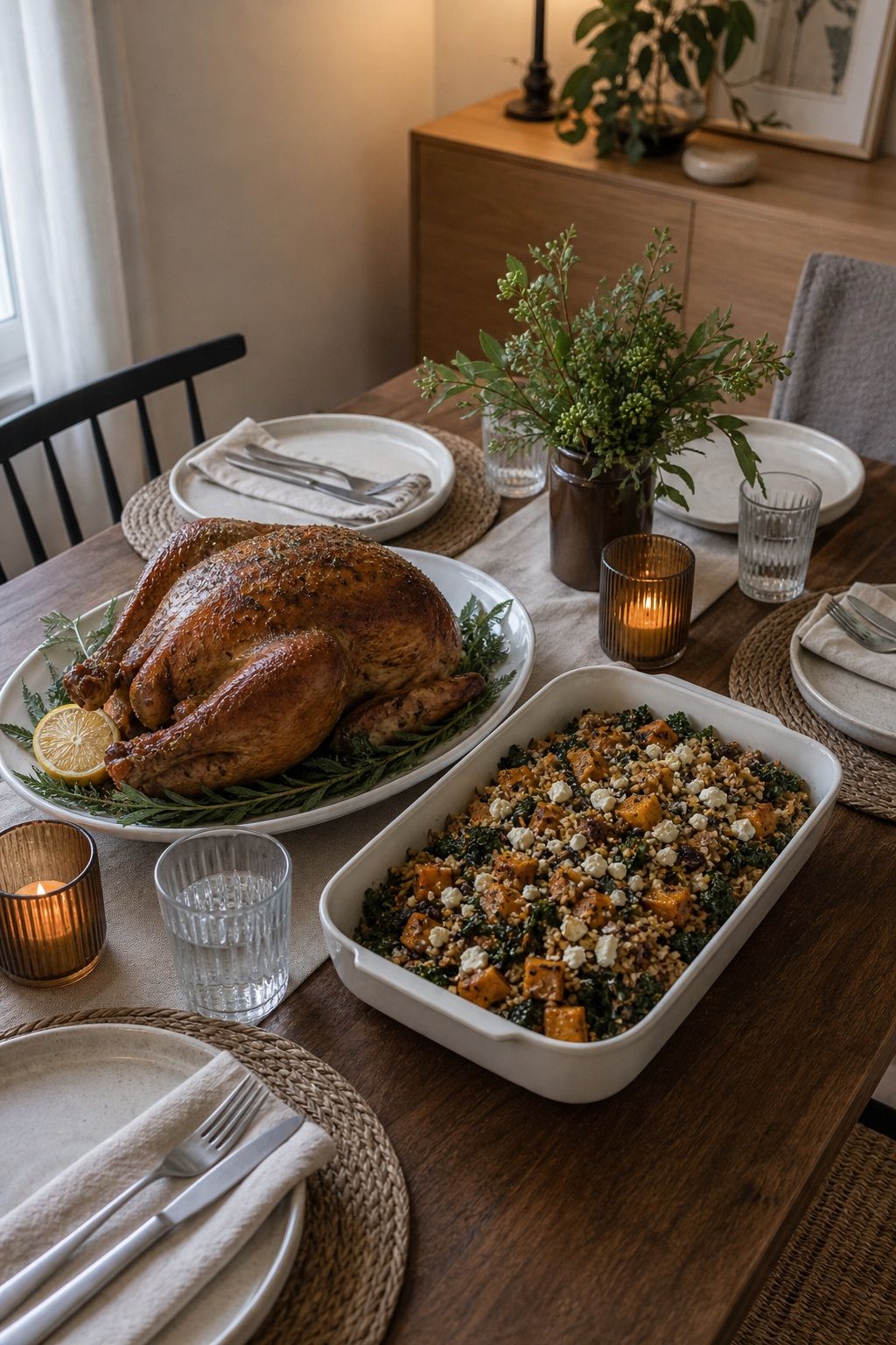 Choose One or Two Mains, Not Five small apartment idea for Top 18 Friendsgiving Food Ideas for an Easy, Crowd-Pleasing Spread.