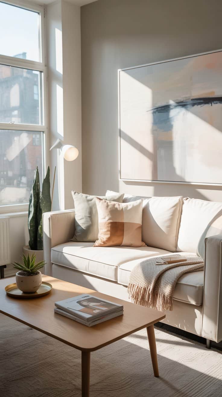 Discover small apartment design ideas to maximize space and style. Learn how to use multi-functional furniture, vertical storage, light colors, and more for your cozy home.