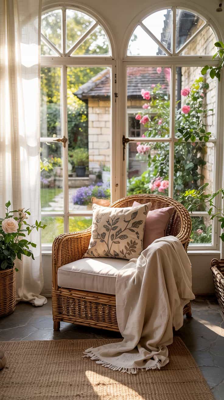 Discover the best sunroom furniture ideas to enhance comfort, style, and functionality with wicker seating, hammocks, and elegant tables.