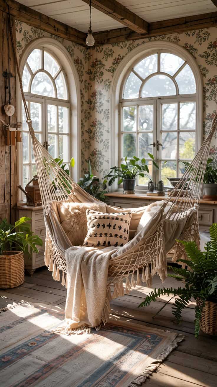Discover the best sunroom furniture ideas to enhance comfort, style, and functionality with wicker seating, hammocks, and elegant tables.