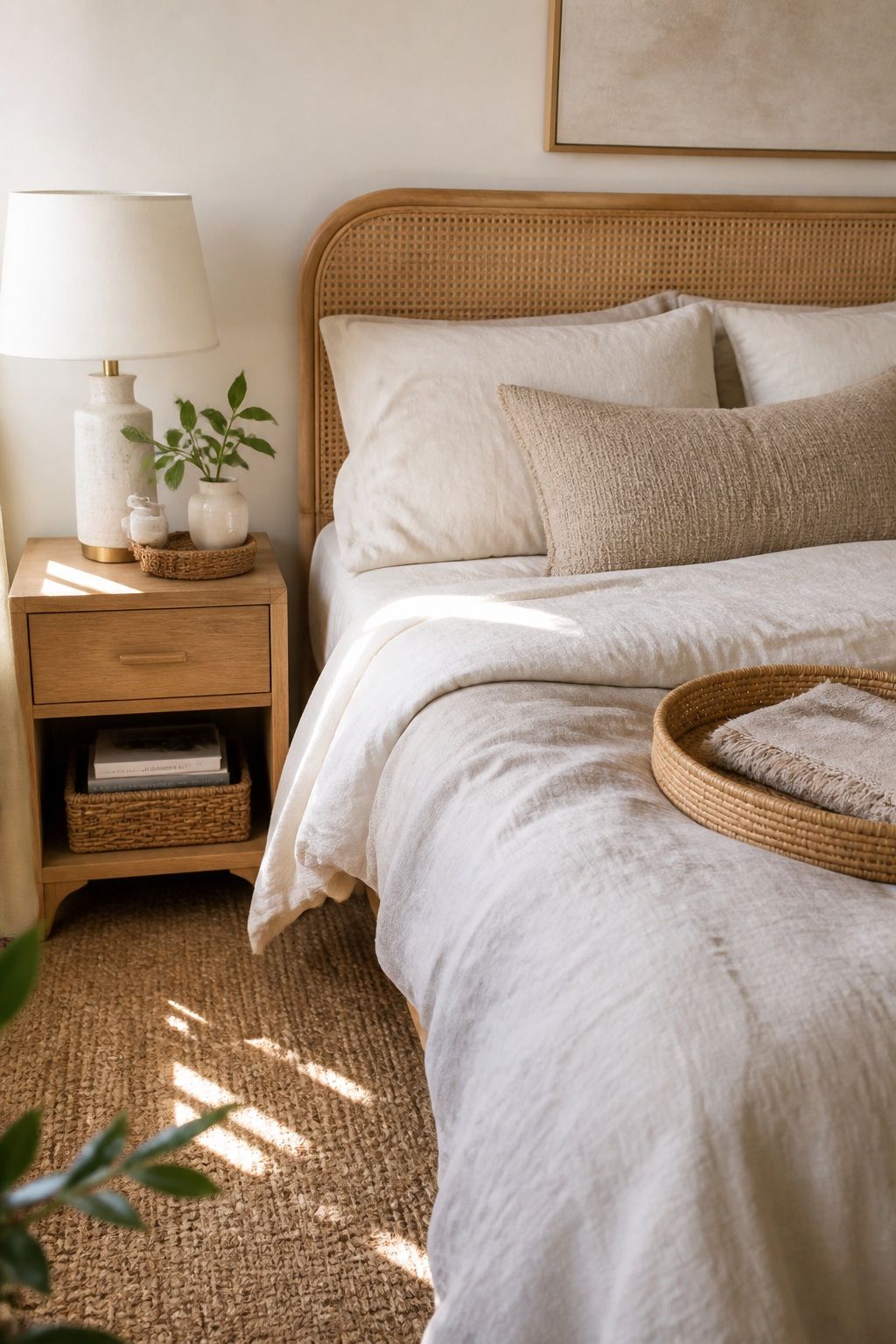 Bring In Light Natural Materials small apartment idea for Top 18 Best Bedroom Summer Decor Ideas for Small Apartments.