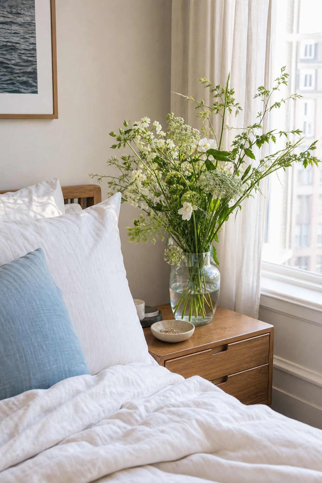 Bring In Fresh Summer Stems small apartment idea for Top 18 Best Bedroom Summer Decor Ideas for Small Apartments.