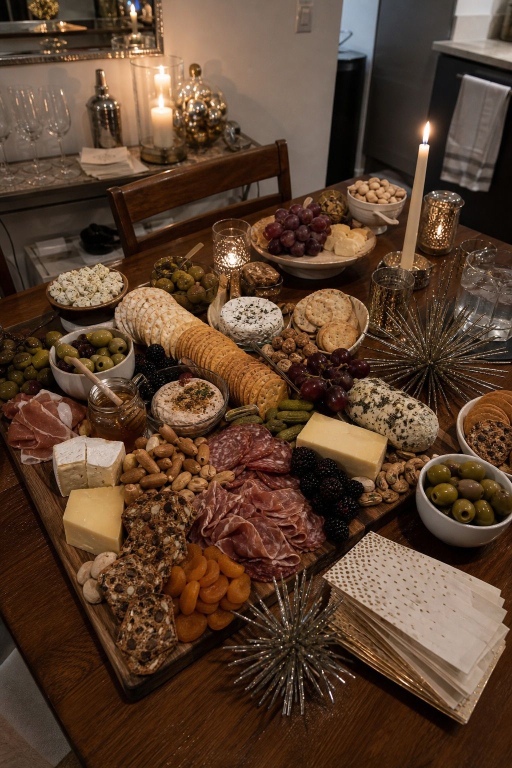 Build a Grazing Table That Holds for Hours small apartment idea for Top 19 Creative New Years Party Ideas for an Unforgettable Night.