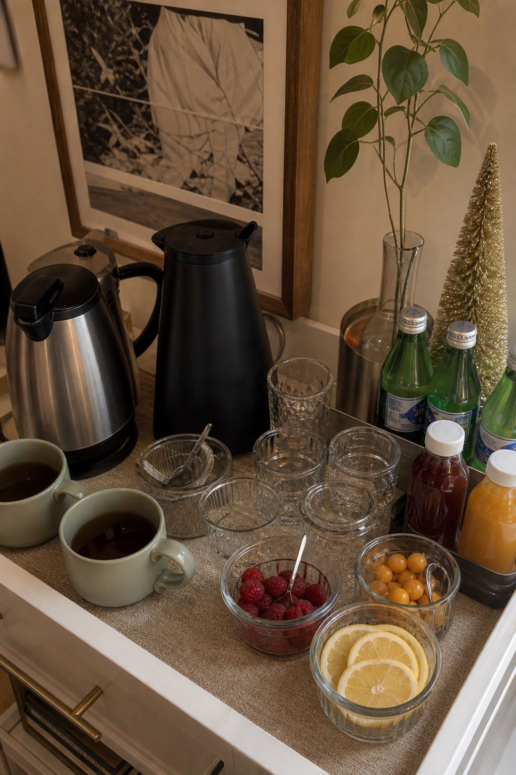 Add Hot and Cold Drink Options Beyond Alcohol small apartment idea for Top 19 Creative New Years Party Ideas for an Unforgettable Night.