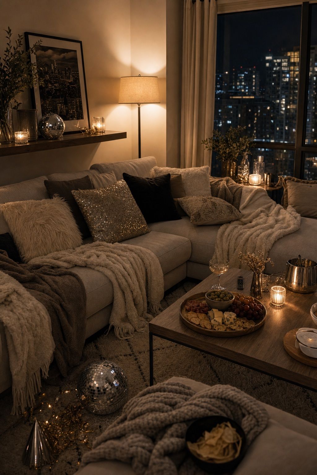 Plan a Cozy Wind-Down Setup for Lingering Guests small apartment idea for Top 19 Creative New Years Party Ideas for an Unforgettable Night.