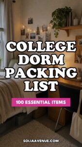 100 Essential College Dorm Packing List Items You Will Actually Use ...