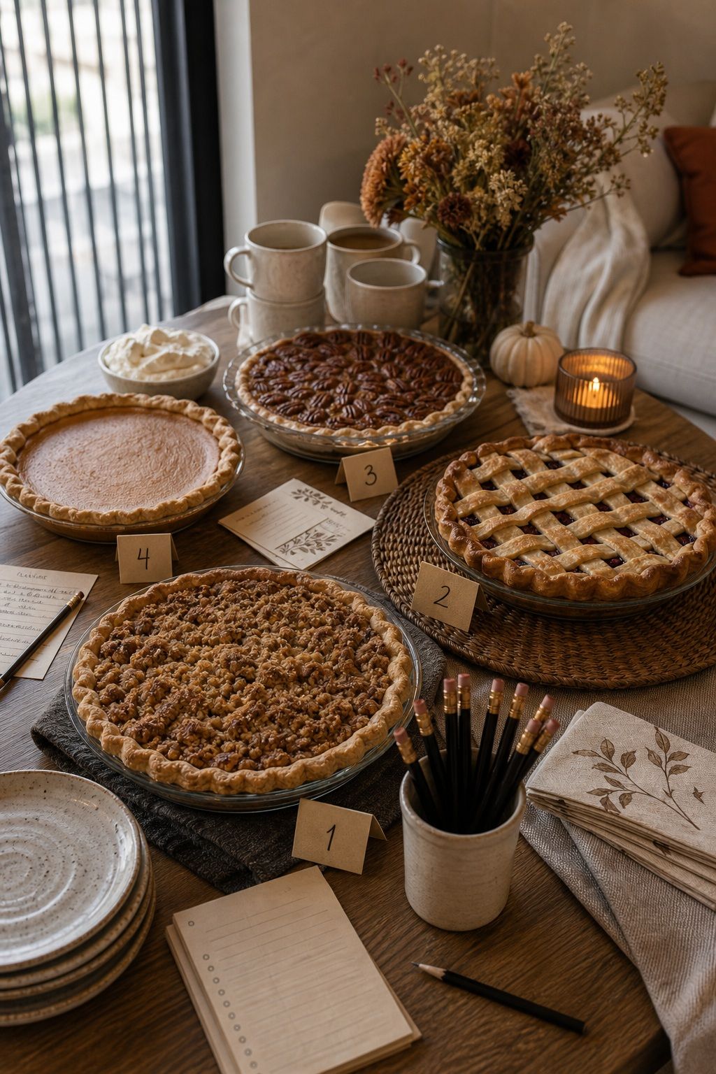 Friendly Pie Competition With Guest Voting small apartment idea for Top 18 Friendsgiving Dinner Party Ideas to Make Your Celebration Unforgettable.