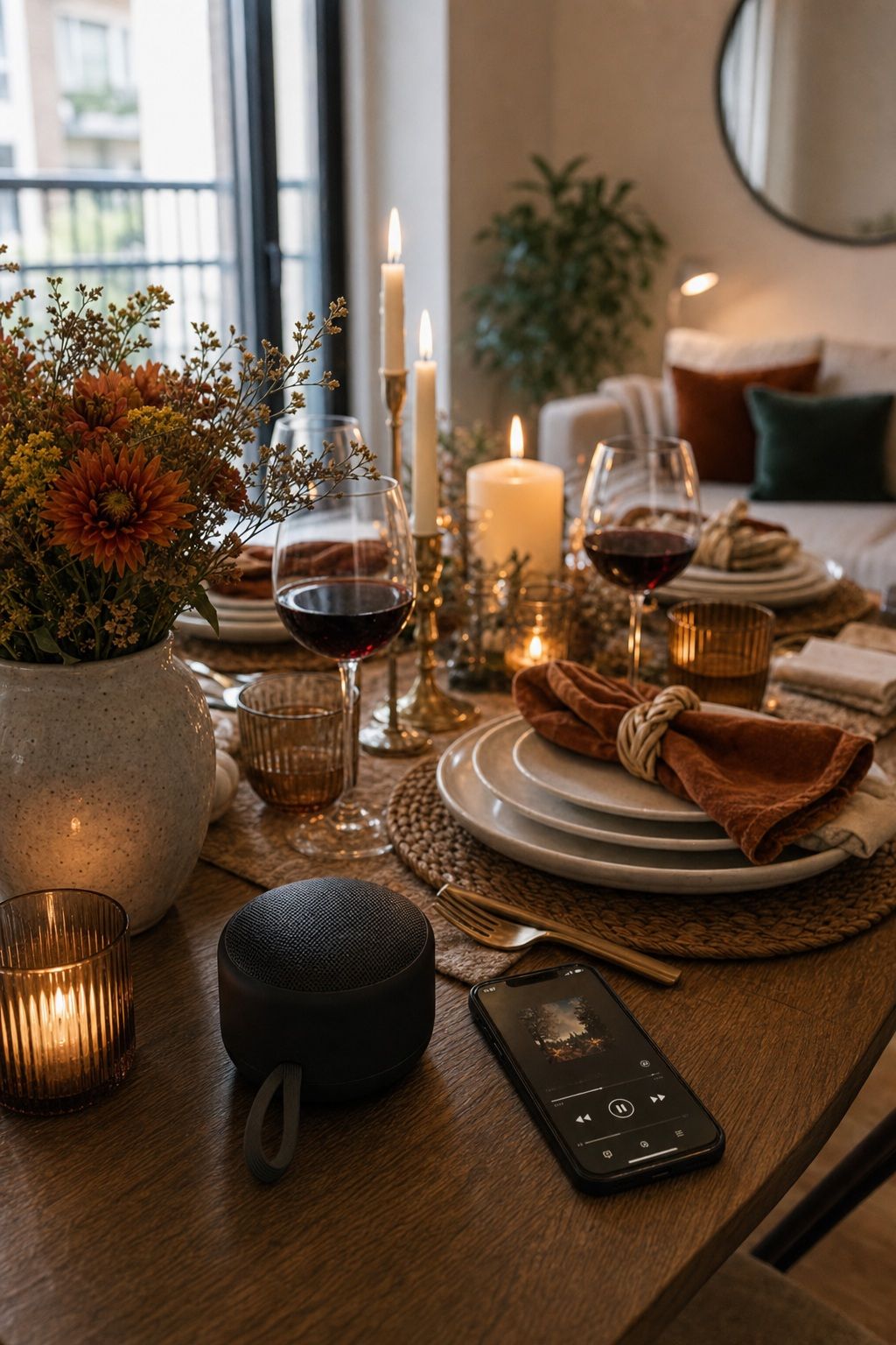 Curated Playlist Cozy Fall Acoustic Jazz Background small apartment idea for Top 18 Friendsgiving Dinner Party Ideas to Make Your Celebration Unforgettable.