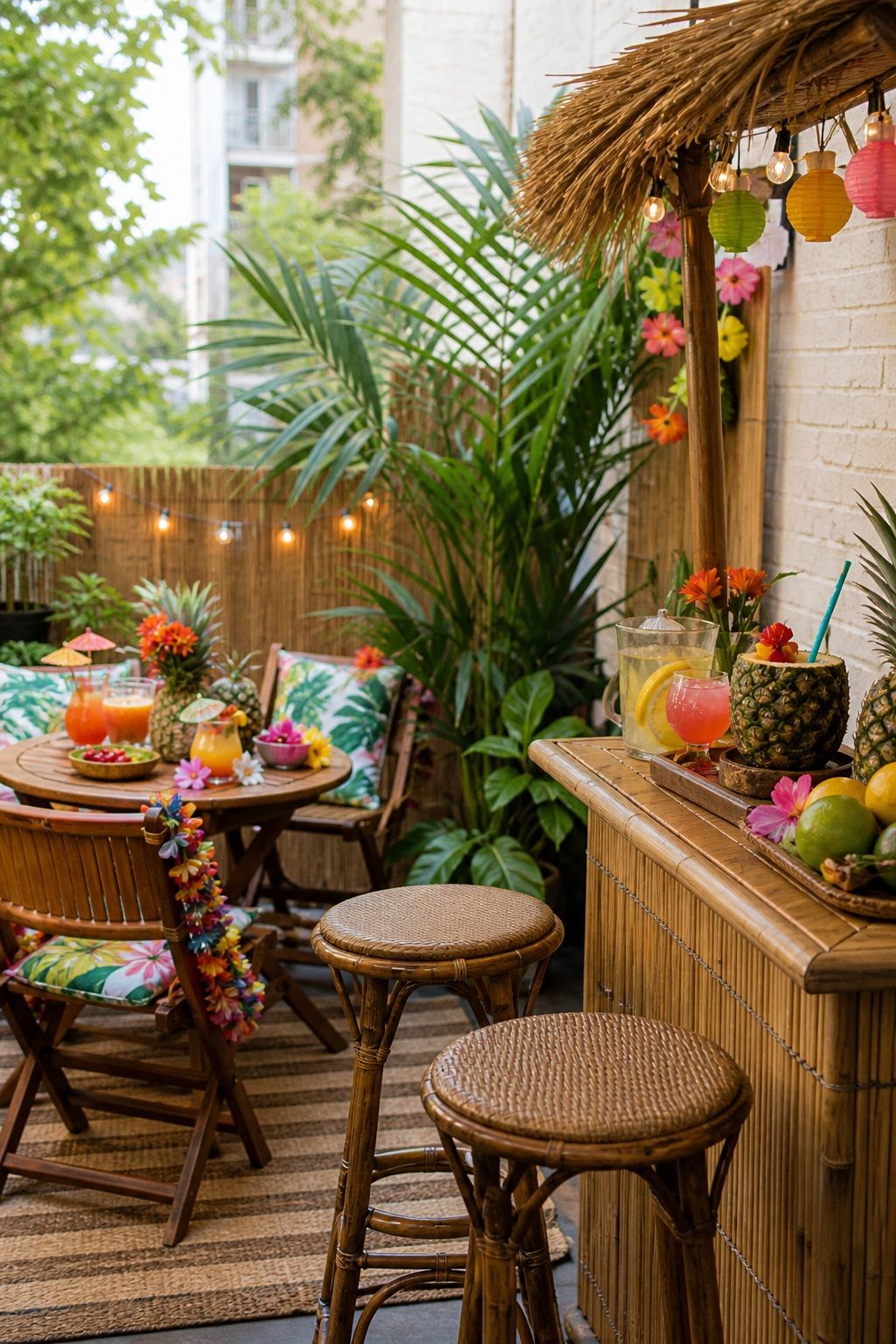 Tropical Tiki Backyard Bash small apartment idea for Top 20 Unique Summer Party Ideas to Make Your Event Special.
