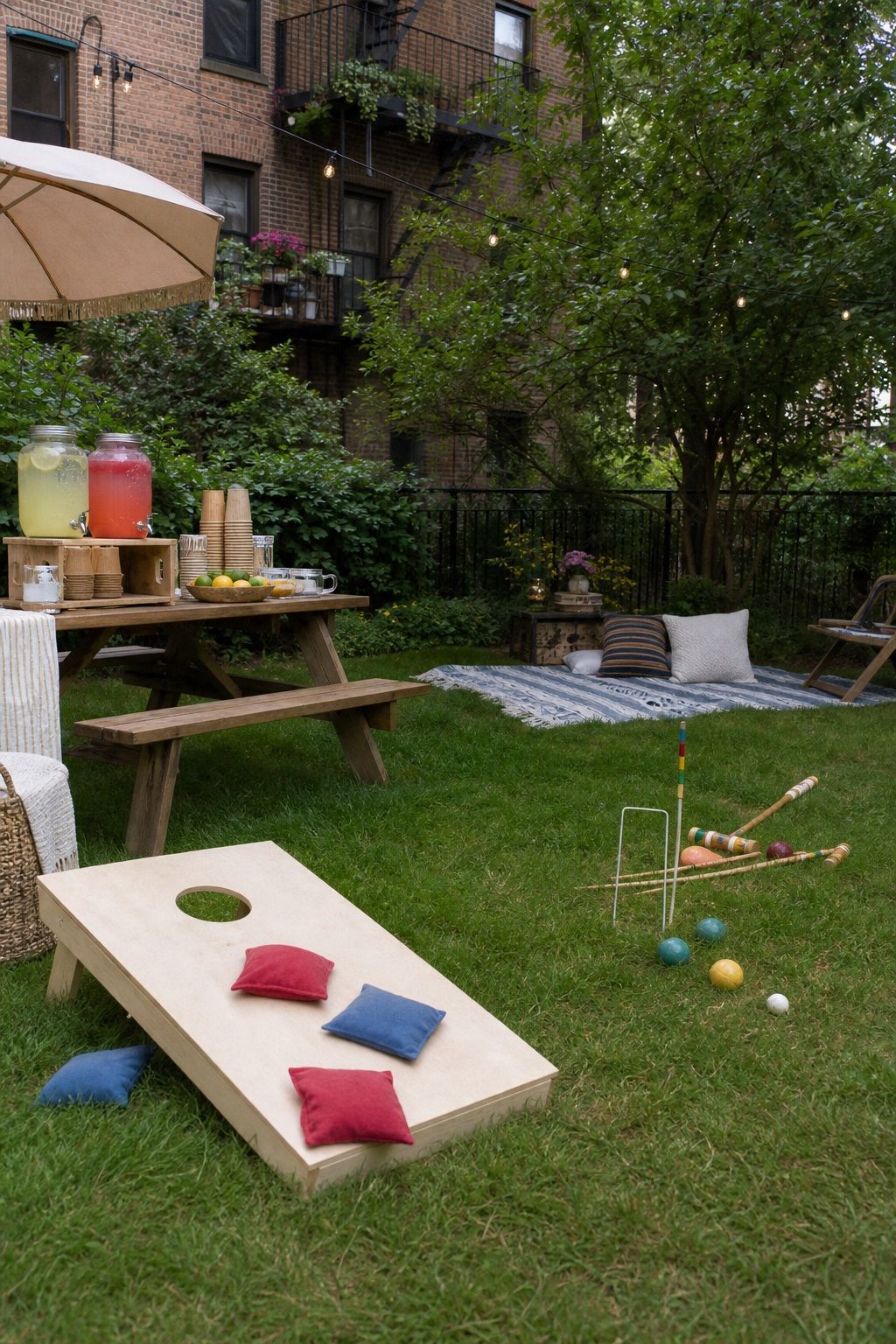 Lawn Game Tournament small apartment idea for Top 20 Unique Summer Party Ideas to Make Your Event Special.