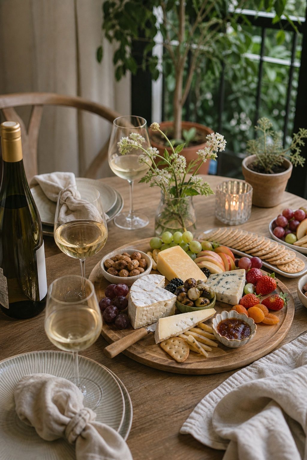 Wine and Cheese Tasting small apartment idea for Top 20 Unique Summer Party Ideas to Make Your Event Special.