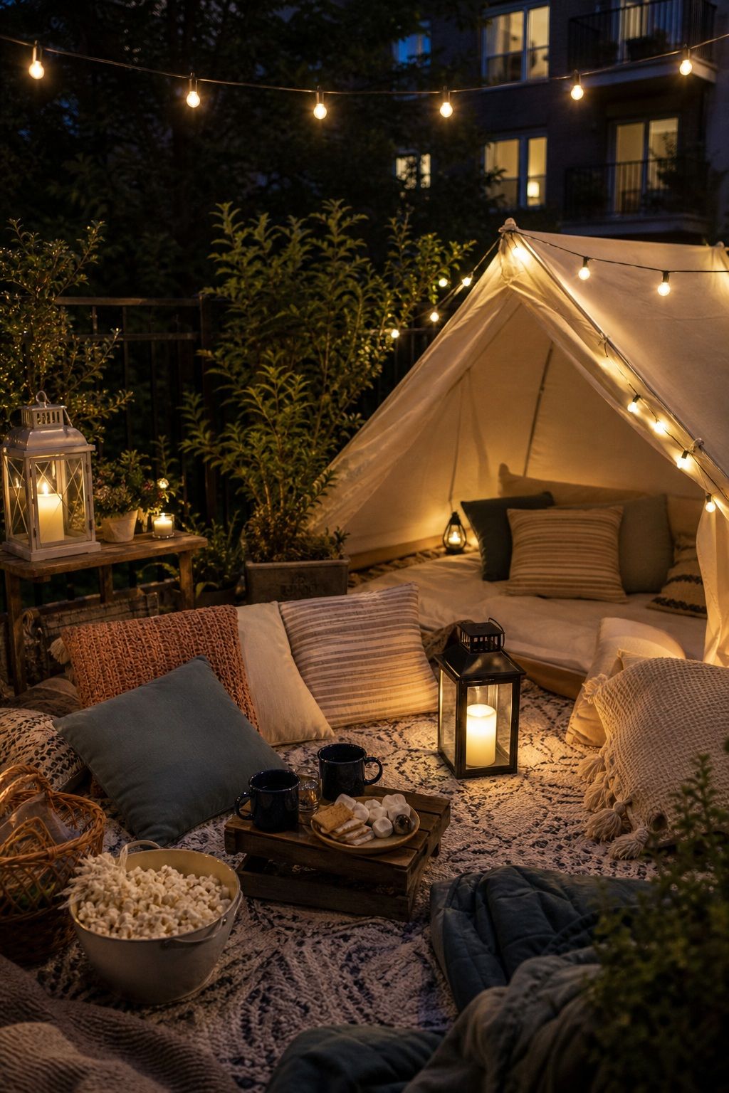 Backyard Camping Sleepover small apartment idea for Top 20 Unique Summer Party Ideas to Make Your Event Special.