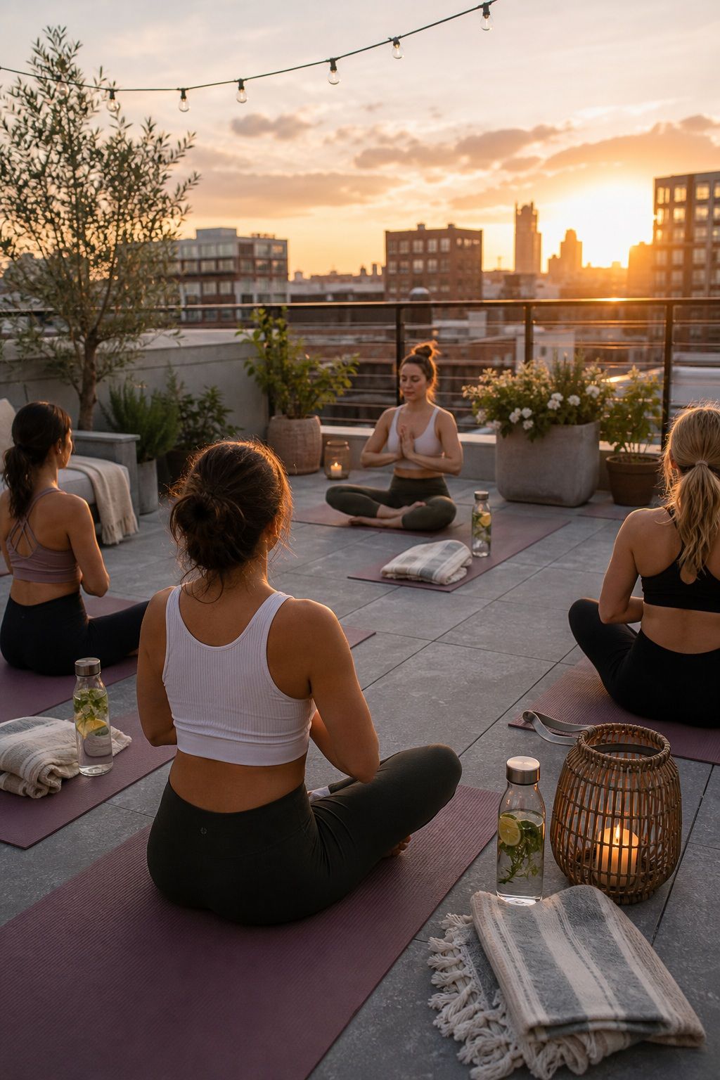 Sunset Yoga Party small apartment idea for Top 20 Unique Summer Party Ideas to Make Your Event Special.