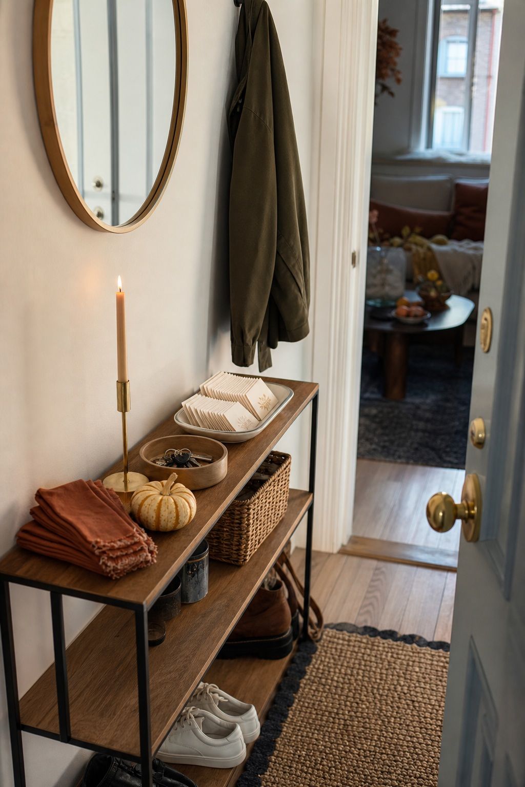 Style a Simple Welcome Moment small apartment idea for Top 18 Friendsgiving Ideas for a Cozy, Memorable Celebration.