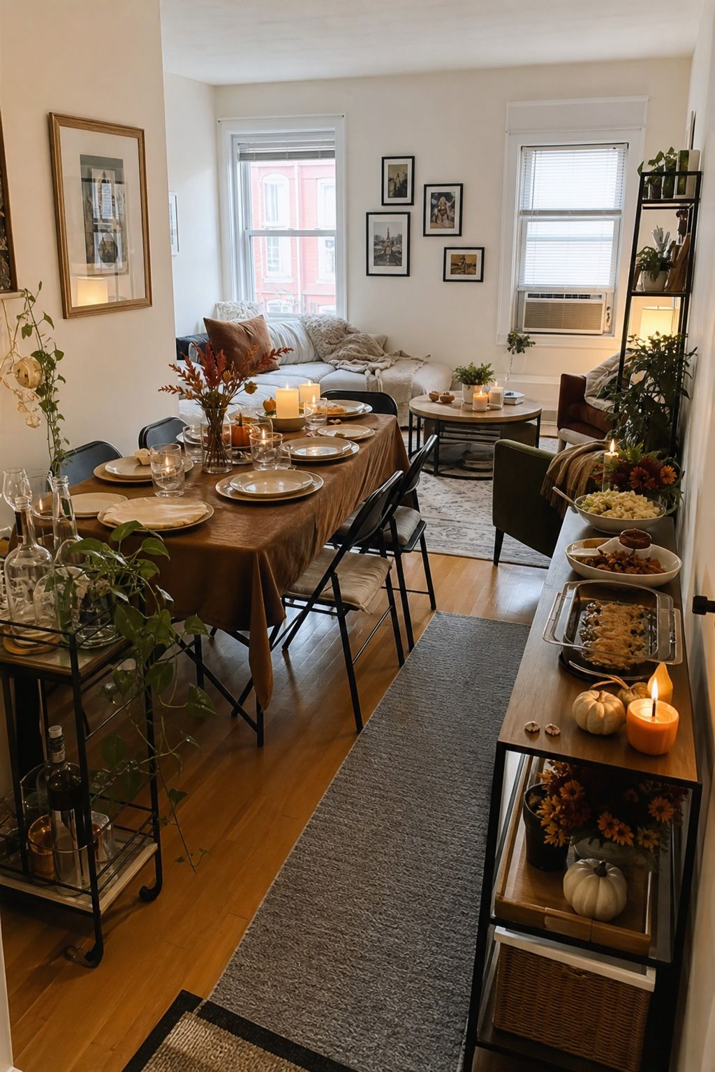 Plan the Vibe for a Small Apartment small apartment idea for Top 18 Friendsgiving Ideas for a Cozy, Memorable Celebration.