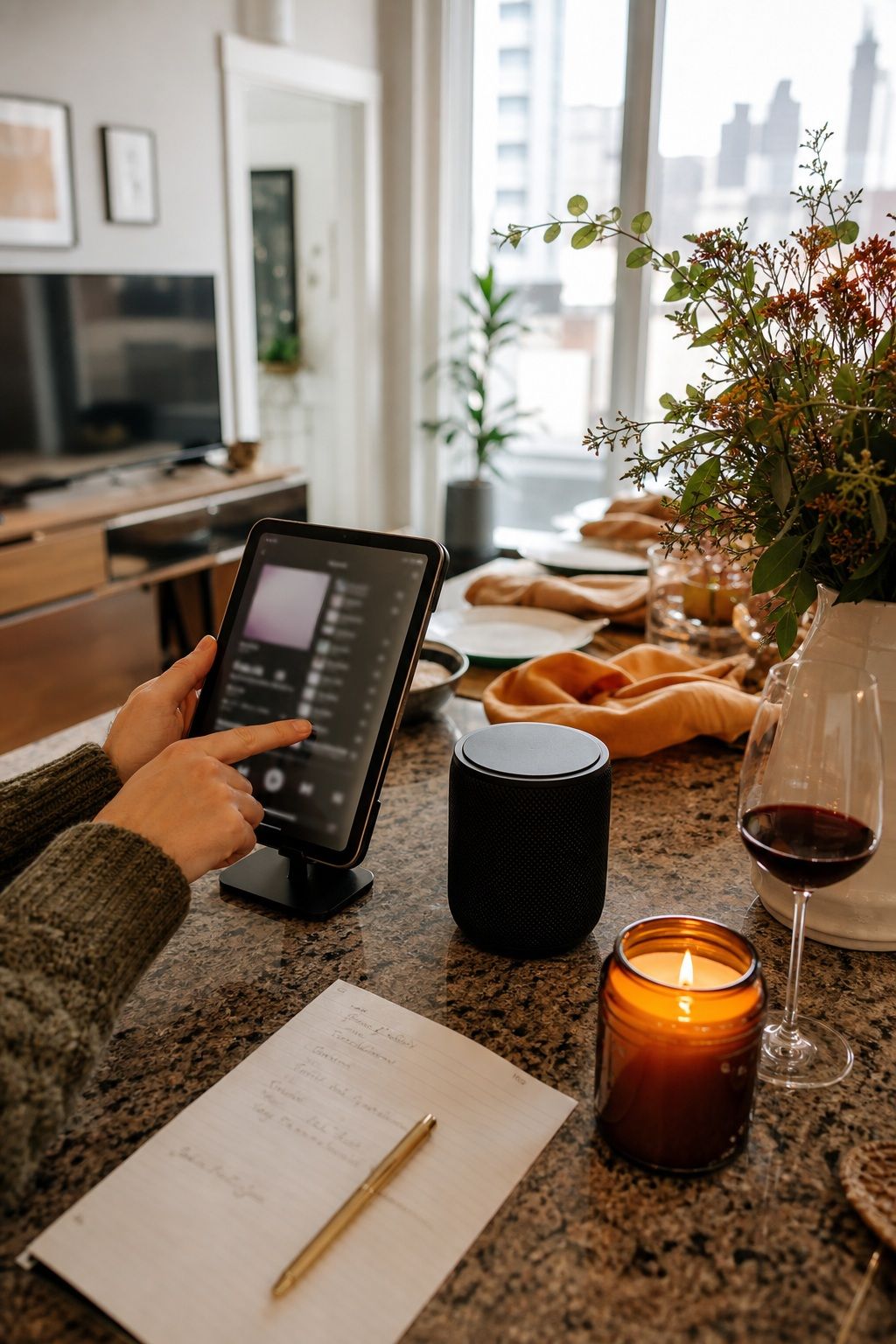 Build a Playlist Before Anyone Arrives small apartment idea for Top 18 Friendsgiving Ideas for a Cozy, Memorable Celebration.