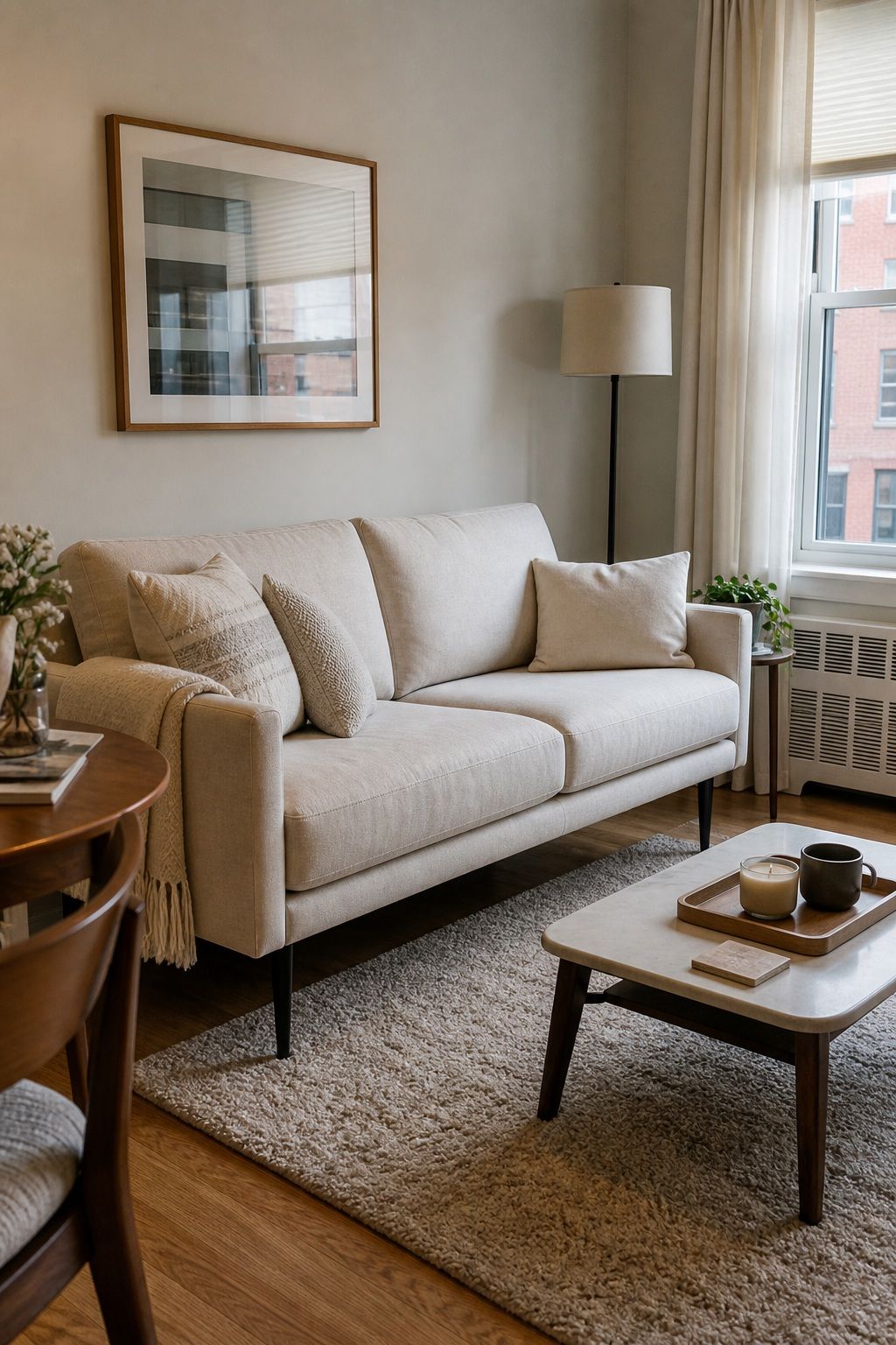 Leg Height Makes a Difference small apartment idea for Top 18 Best Small Apartment Couches for Every Style and Budget.