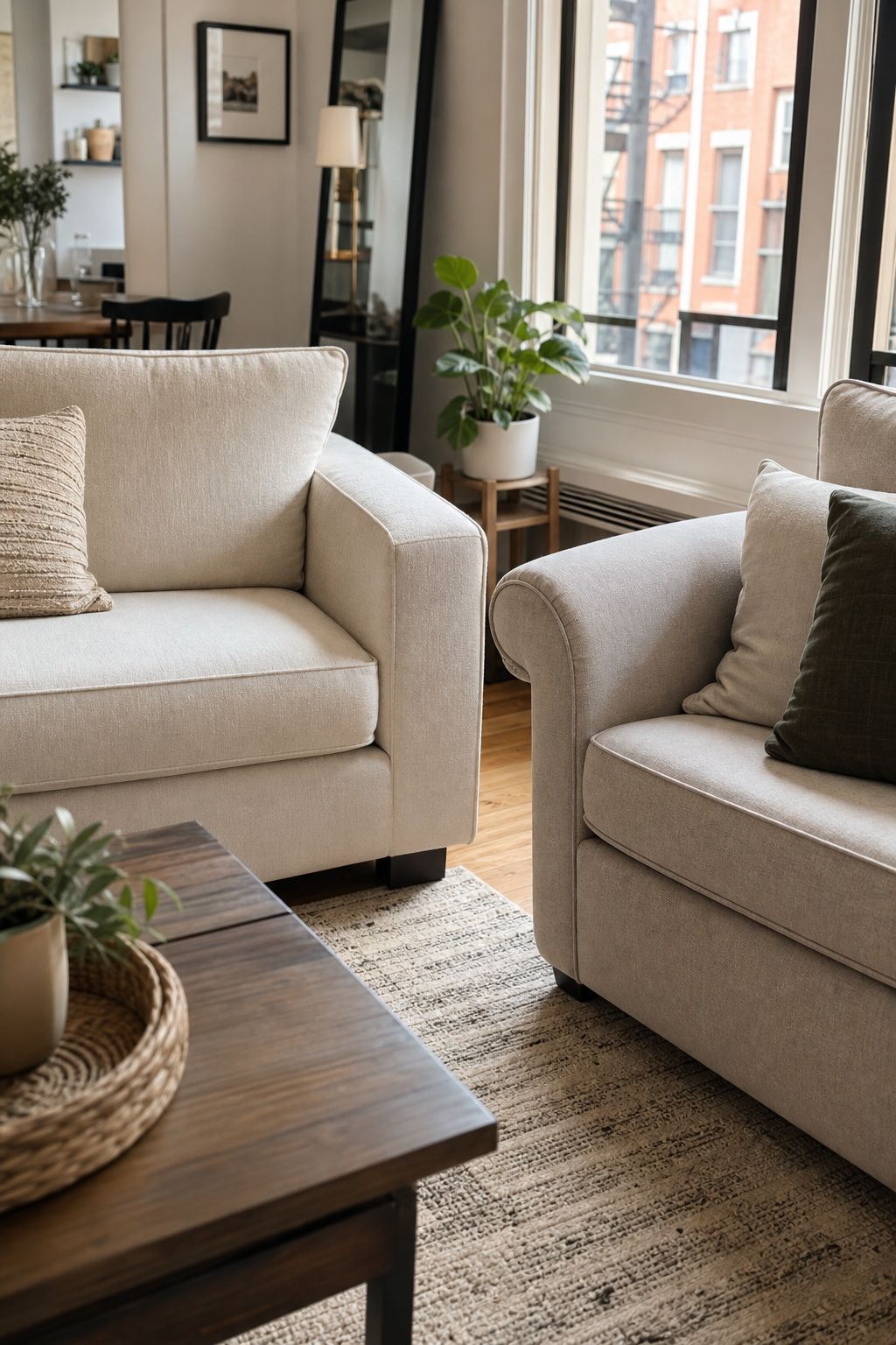 Track Arm vs. Rolled Arm small apartment idea for Top 18 Best Small Apartment Couches for Every Style and Budget.