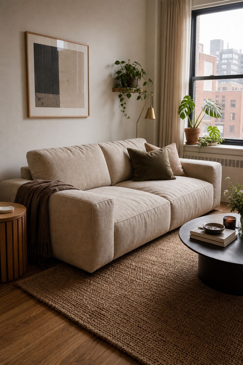CB2 Piazza Sofa small apartment idea for Top 18 Best Small Apartment Couches for Every Style and Budget.