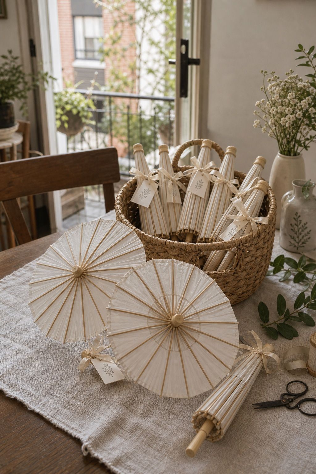 Mini Bamboo Parasols small apartment idea for Top 17 Summer Wedding Favors Guests Will Actually Use and Love.