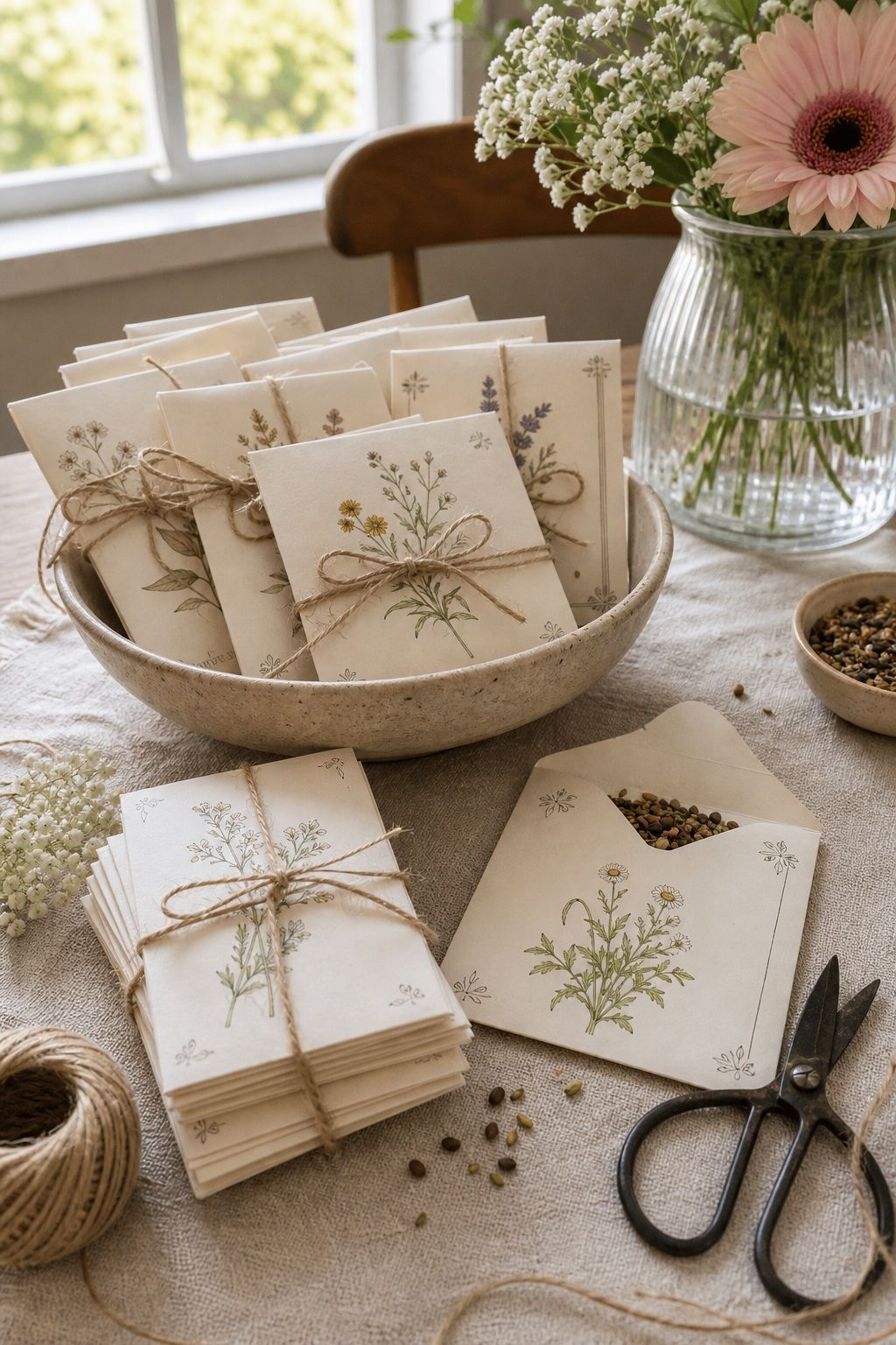 Seed Packets in Custom Envelopes small apartment idea for Top 17 Summer Wedding Favors Guests Will Actually Use and Love.