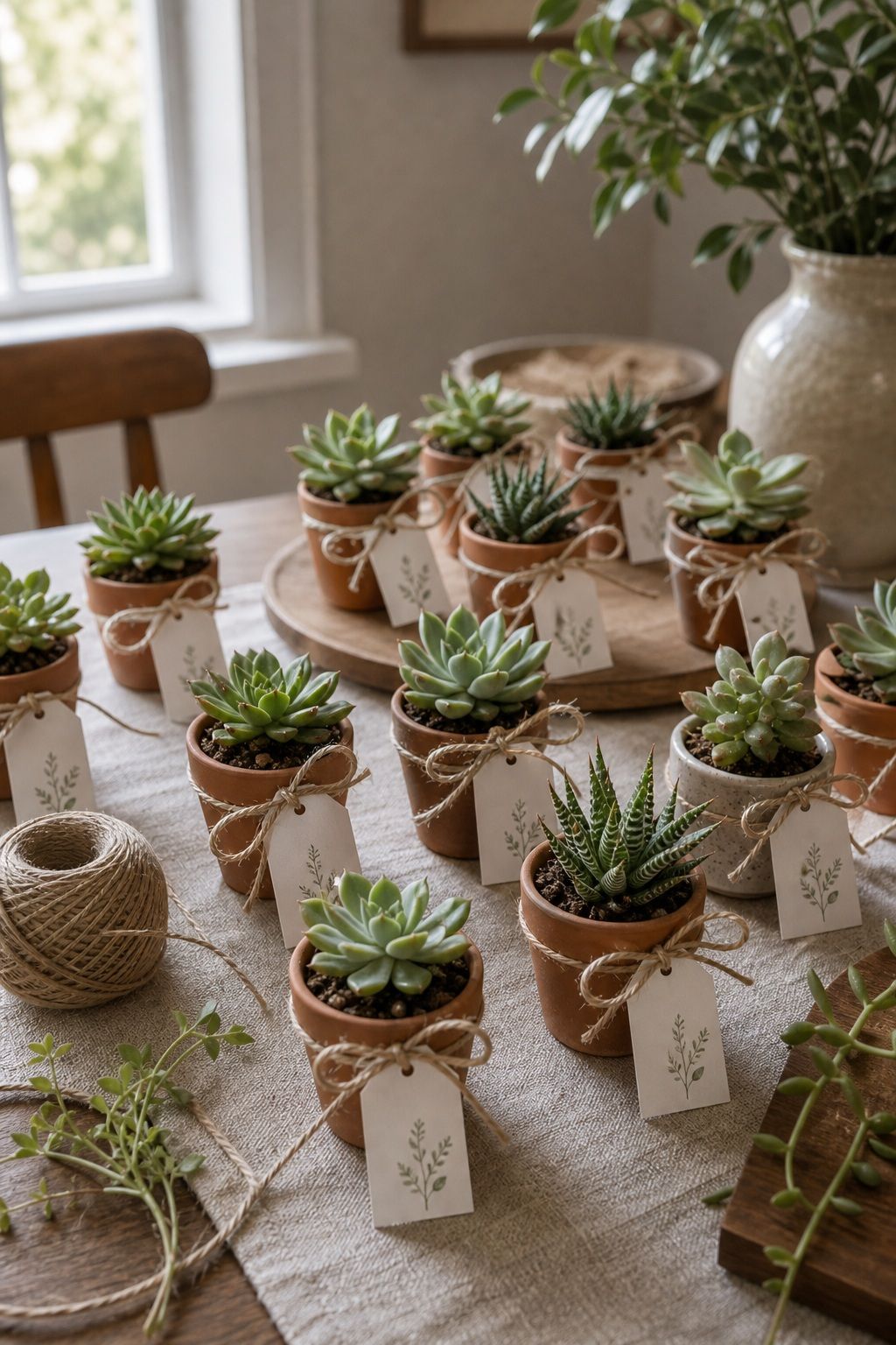Mini Succulent Favors small apartment idea for Top 17 Summer Wedding Favors Guests Will Actually Use and Love.