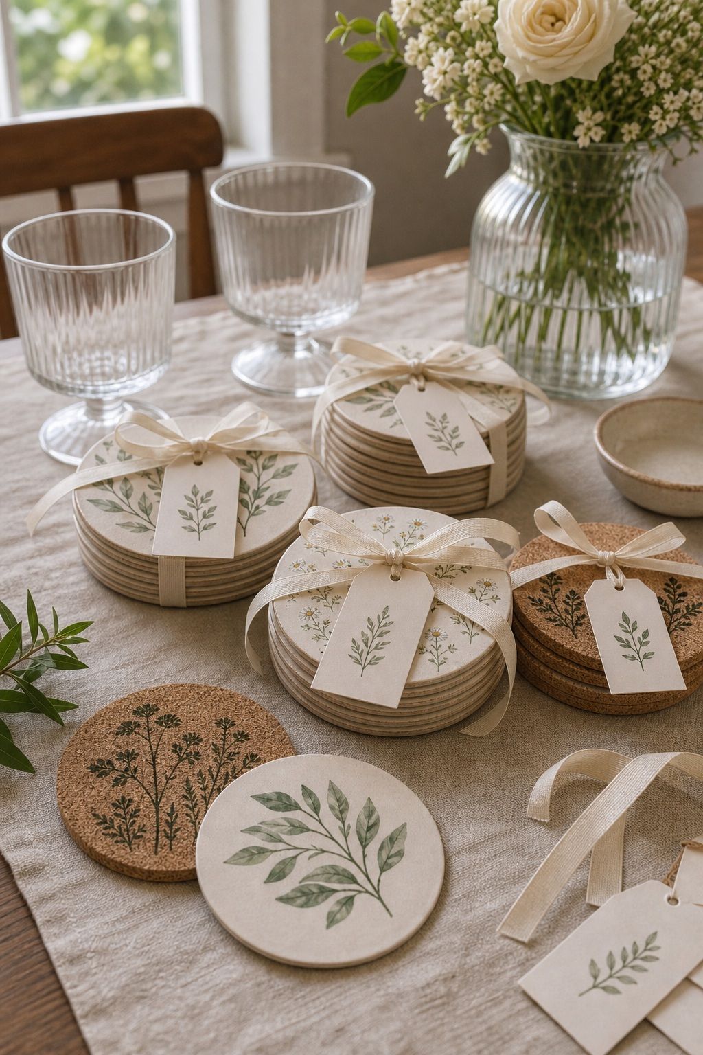 Custom Drink Coasters small apartment idea for Top 17 Summer Wedding Favors Guests Will Actually Use and Love.